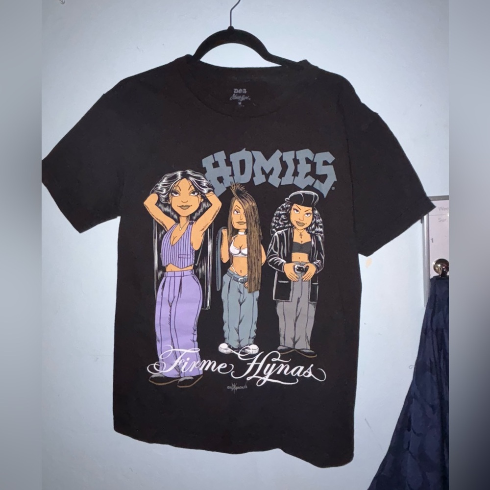 Black and Purple Graphic Short Sleeve Tee